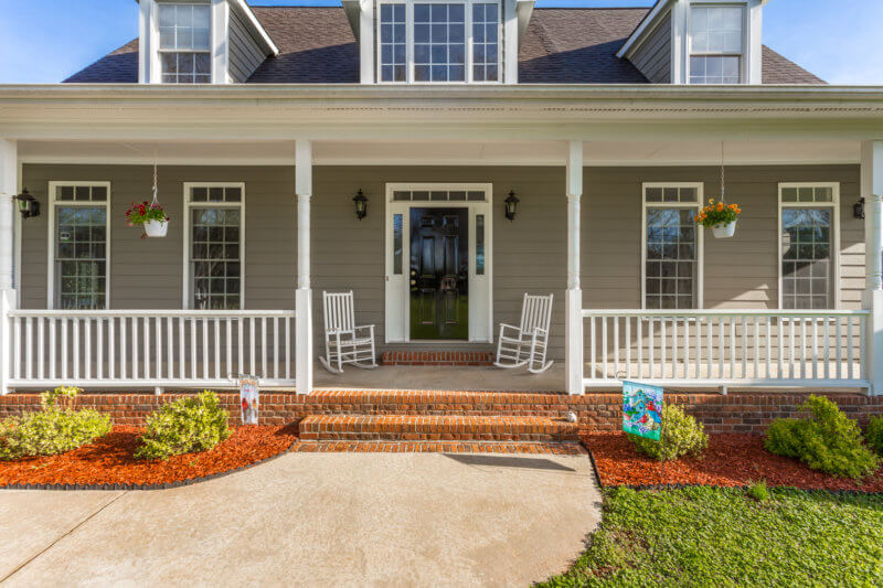 summer curb appeal porch