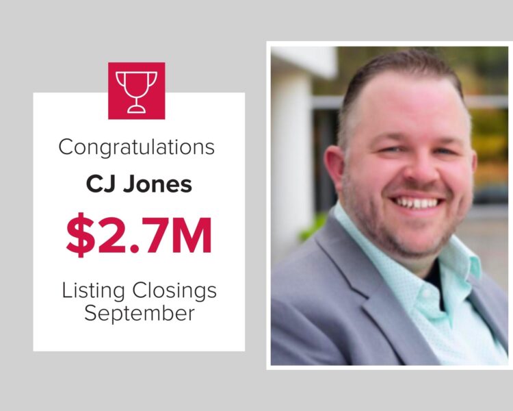 CJ Jones wins Top Performing Agents at Mark Spain Real Estate