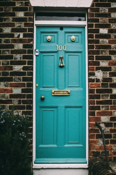 You can brighten up your home and get ready for spring just by painting your front door.