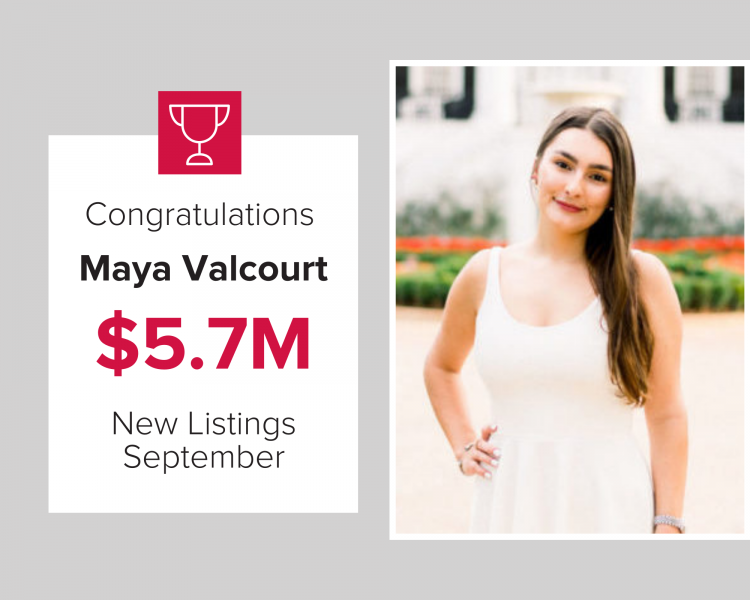 Maya Valcourt September 2021